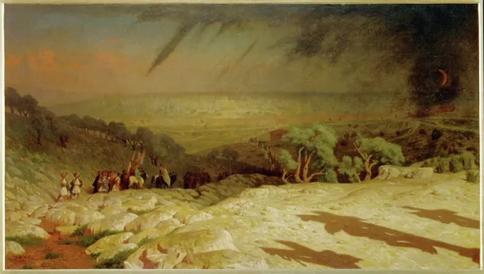 Framed Print : Jerusalem. ELS9192257 Jerusalem by Gerome, Jean Leon 