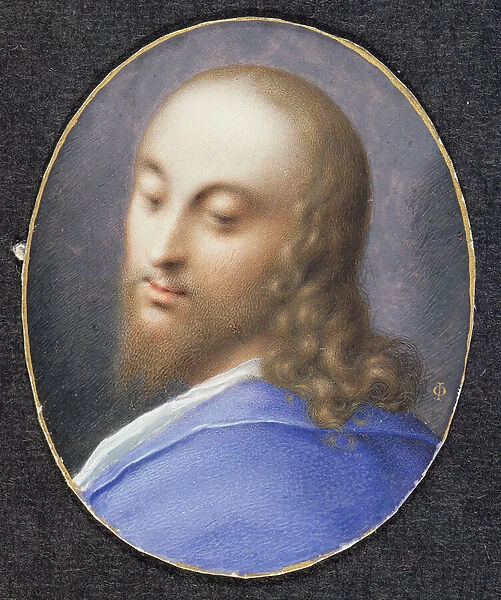 Jesus Christ, c. 1610 (w  /  c on vellum on card)