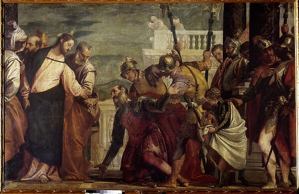 Jesus Christ and the Centurion. The Centurion of Capernaum begged Jesus to war his