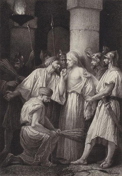 Jesus delivered to the Soldiers (engraving)
