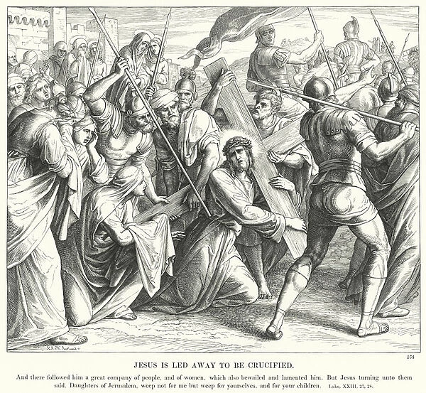 Jesus is Led away to be Crucified (engraving)