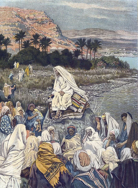 Jesus Teaches on the Shore - Jesus Teaching on the Sea-Shore - from '