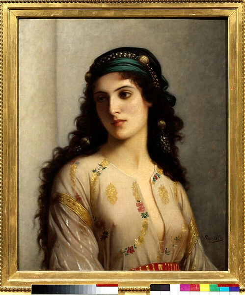 Jew from Tangier to Morocco. Painting by Charles Landelle (1812-1908), 1874. Orientalism