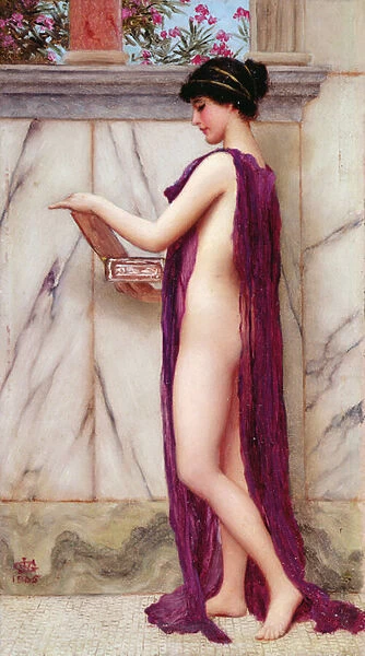 The Jewel Box (A Precious Gift), 1905 (oil on panel)