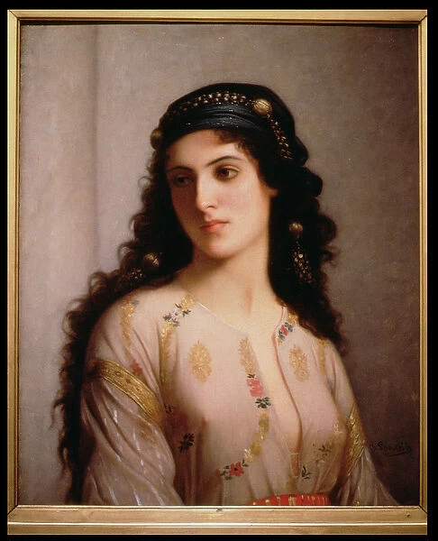 Jewish Woman from Tangiers (oil on canvas)