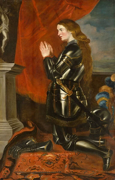Joan of Arc, circa 1620 and after 1640 (oil on canvas)