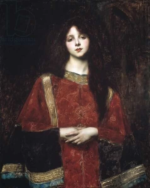 Joan of Arc, circa 1900 (oil on panel)