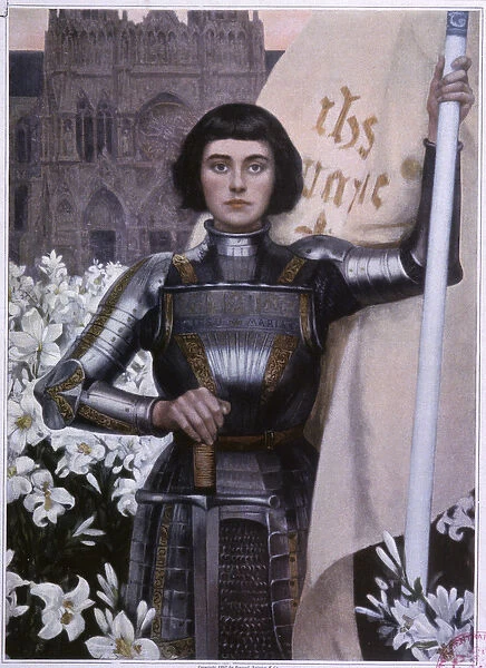 Joan of Arc. (illustration, circa 1900)