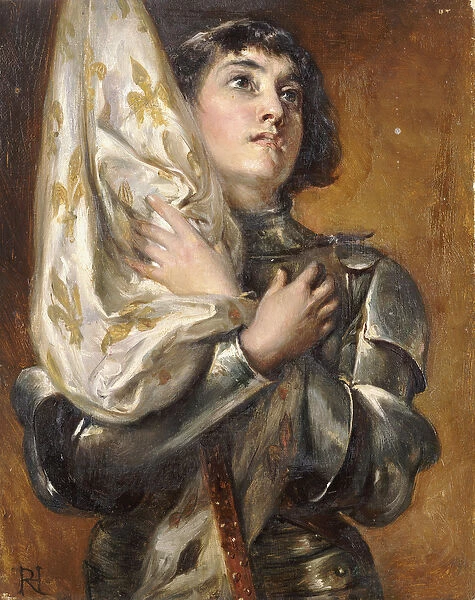 Joan of Arc - Jeanne d Arc - Oil on canvas by Hillingford