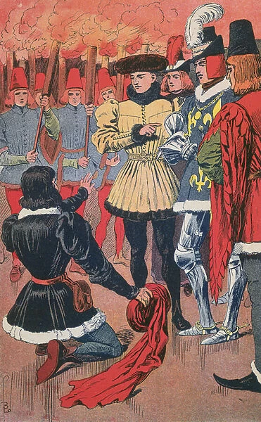 Joan of Arc recognises the Charles VII in Chinon, from L Histoire de France