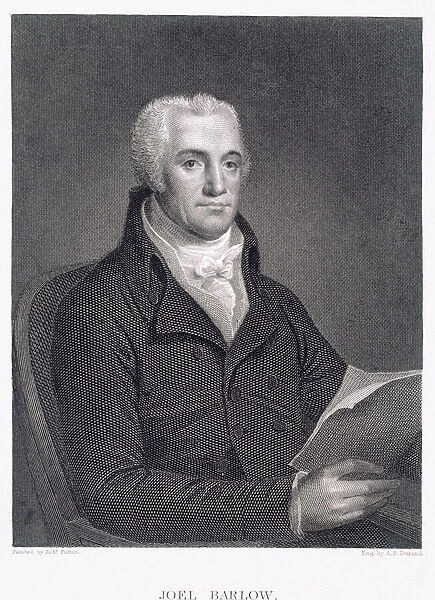 Joel Barlow (1754-1812), engraved by Asher Brown Durand (1796-1886) (engraving)