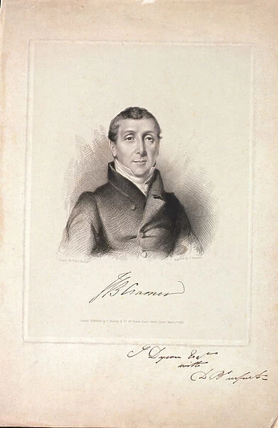 Johann Baptist Cramer (1771-1858) engraved by J. Thomson, 1826 (engraving)