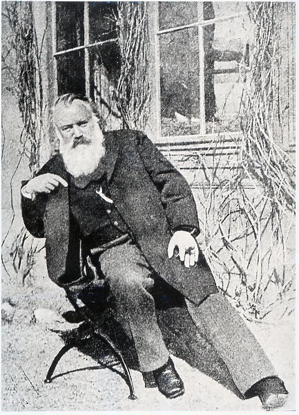 Johannes Brahms, c. 1897 (b  /  w photo)