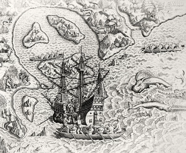 Johannes Staden arrives at an unknown island to find that the Portuguese are already