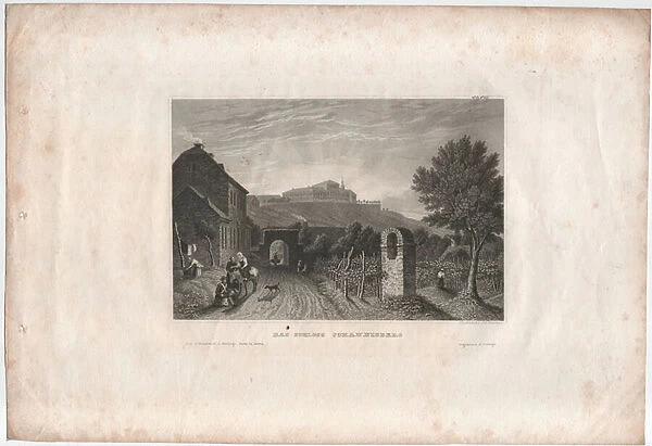 Johannisberg Castle, 1837 (engraving)