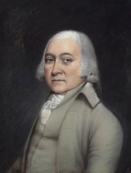 John Adams, 1797 (pastel on grey paper)