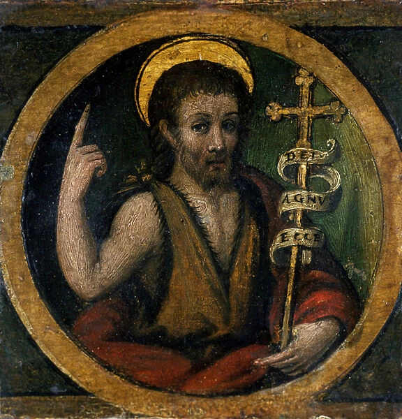 John the Baptist (tempera on poplar wood)