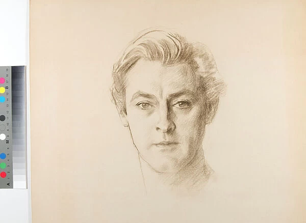 John Barrymore, 1923 (crayon on paperboard)