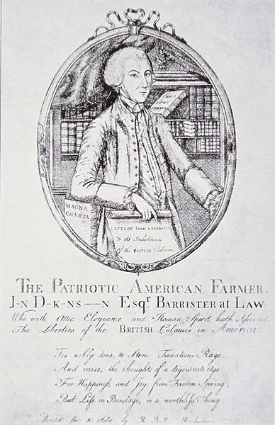 John Dickinson, The Patriotic American Farmer (litho)
