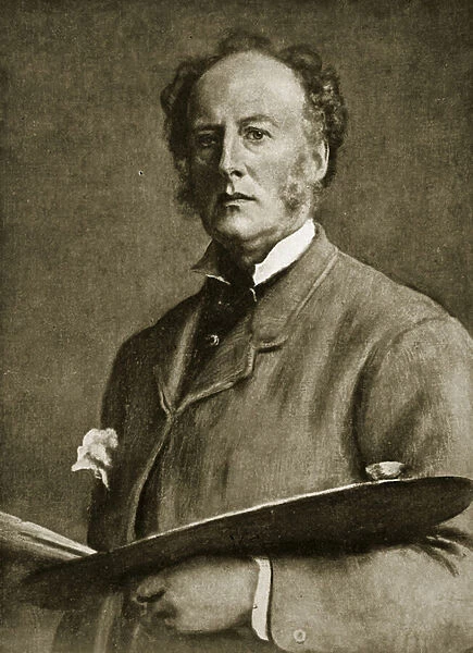 John Everett Millais, 1829-96 (litho)