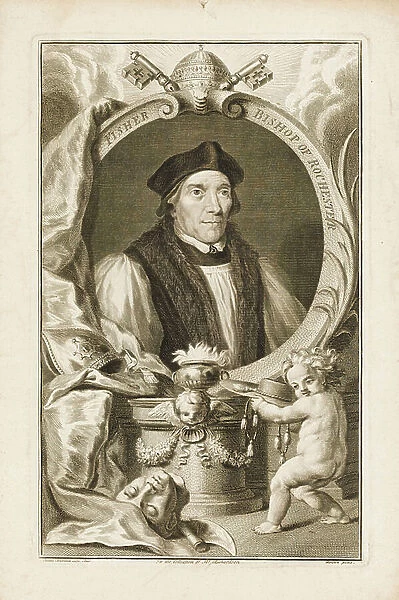 John Fisher, Bishop of Rochester, c.1760 (engraving)