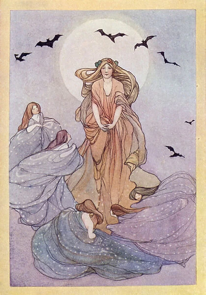 John Keats: Ode To A Nightingale (colour litho)