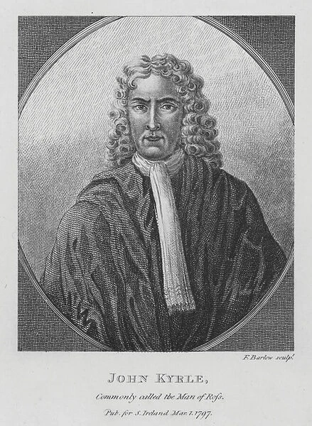 John Kyrle, known as the Man of Ross, English philanthropist (engraving)