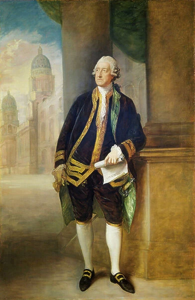 John Montagu, 4th Earl of Sandwich, 1st Lord of the Admiralty (1718-1792), 1783 (oil on canvas)