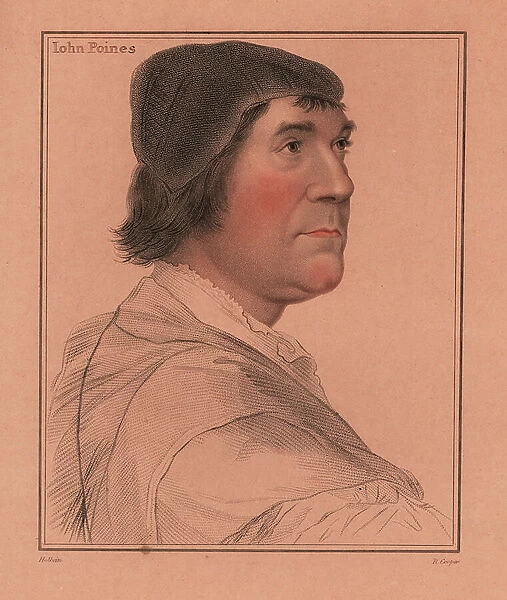 John Poyntz, English courtier and politician. 1812 (engraving)