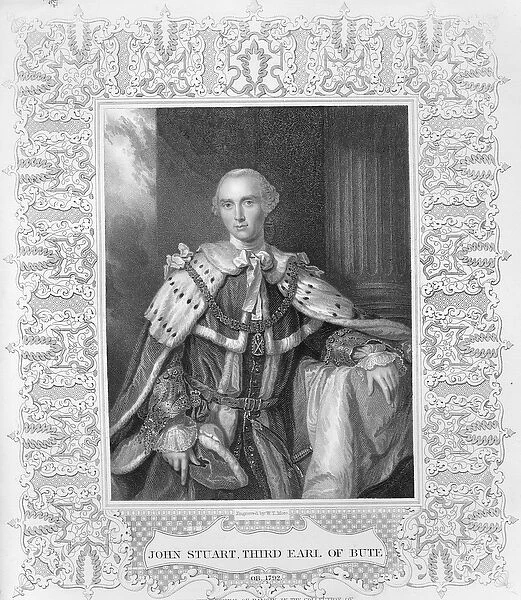 John Stuart, Third Earl of Bute, engraved by W. T. Mote (engraving)
