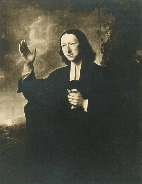 John Wesley, English cleric and founder of Methodism (litho)