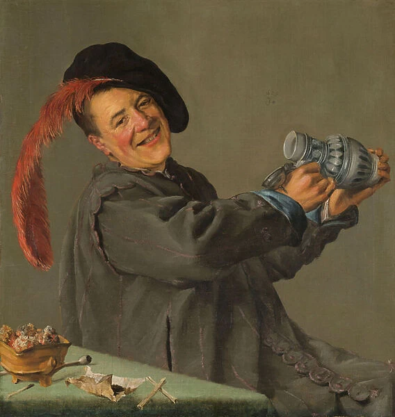 The Jolly Drinker, 1629 (oil on canvas)