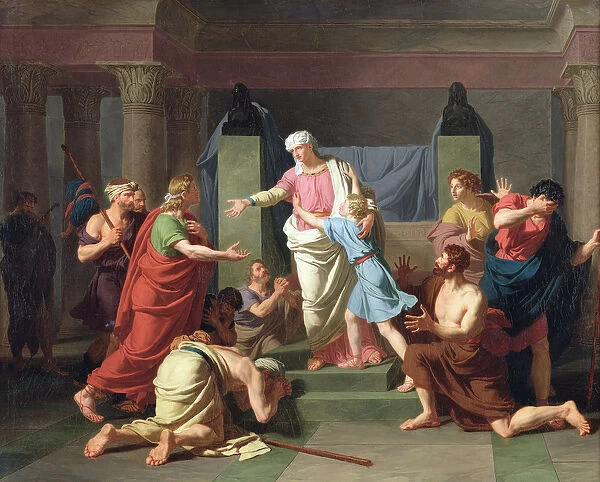 Joseph Recognised by his Brothers, 1789 (oil on canvas)