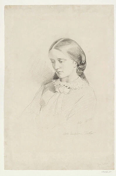 Josephine Butler, Early Feminist Campaigner, 1856 (graphite on paper)
