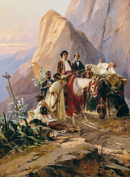 Journey from Paris to Cadiz, 1846 (oil on canvas)