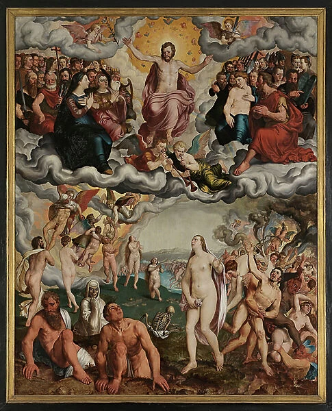 The Last Judgement, 1551 (oil on panel)