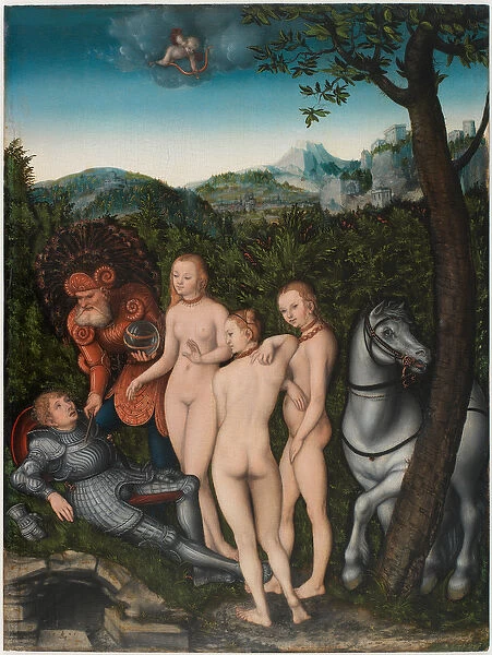 The Judgement of Paris, 1527 (oil on panel)