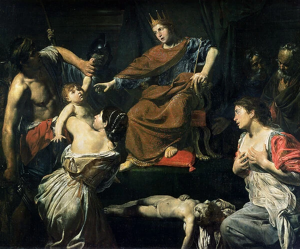 The Judgement of Solomon (oil on canvas)
