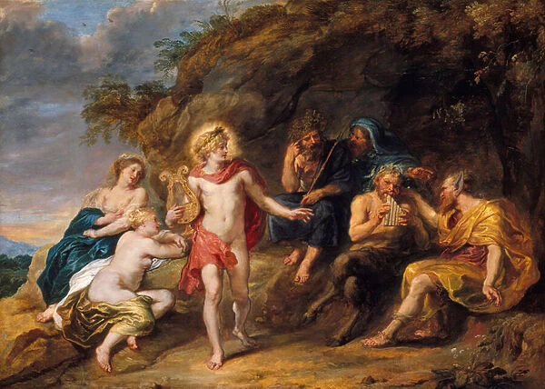 The Judgment of Midas, c. 1640 (oil on panel)