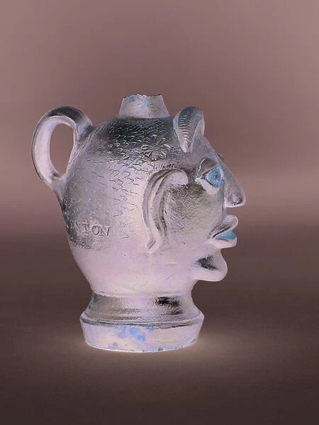 Jug (in form of a human head), 1810-40 (stoneware)
