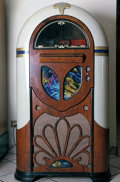 Jukebox. 3574796 Jukebox by Unknown photographer, (20th century); (add.info.: Italy