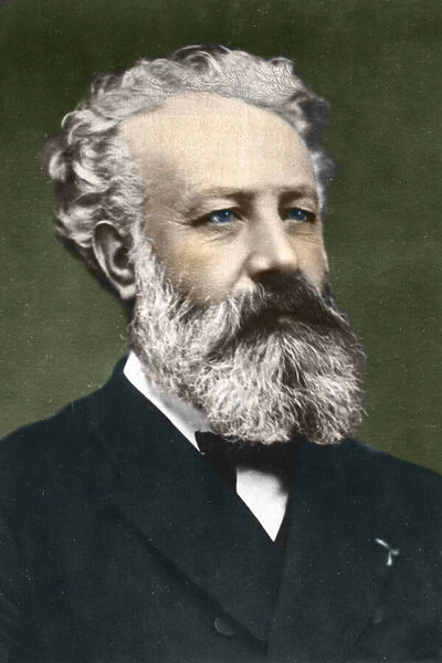 Jules Verne (1828-1905), French writer, by Carjat