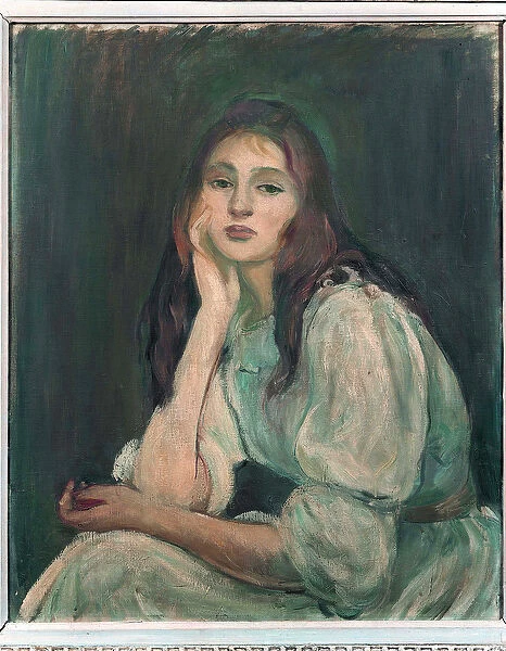 Julie Daydreaming, 1894 (oil on canvas)