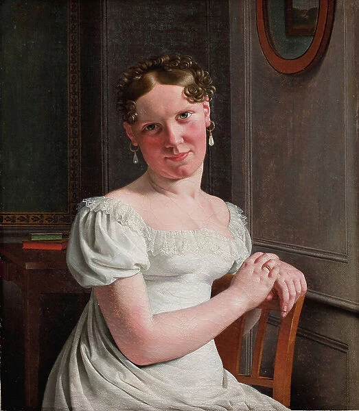 Julie Eckersberg, nee Juel, the Artist's Second Wife, 1817 (oil on canvas)