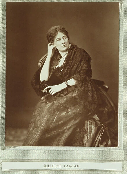 Juliette Adam, nee Lamber (1836-1936), from Galerie Contemporaine, c