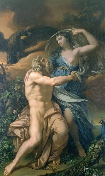 Juno and Jupiter (oil on canvas)