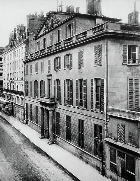Junot d'Abrantes hotel Boissy d'Anglas street in Paris, he was destroyed in 1911
