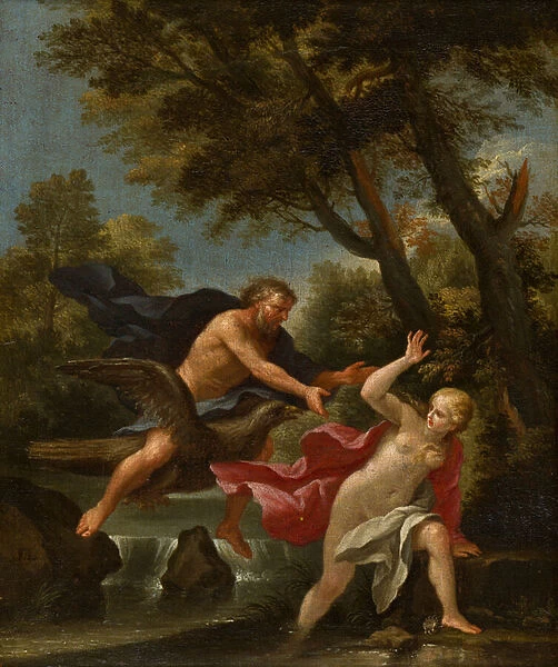 Jupiter riding an Eagle, c. 1643-94 (oil on canvas)