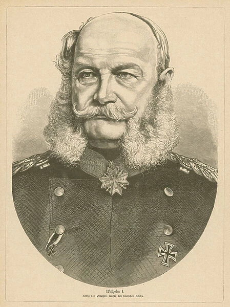 Kaiser Wilhelm I of Germany (engraving)