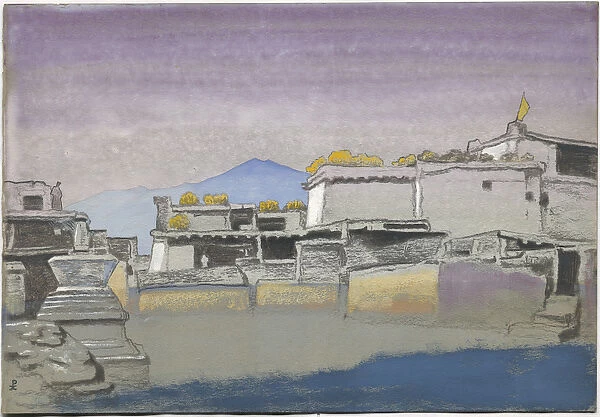 Kardang, study, 1932 (tempera and pastel on paper)